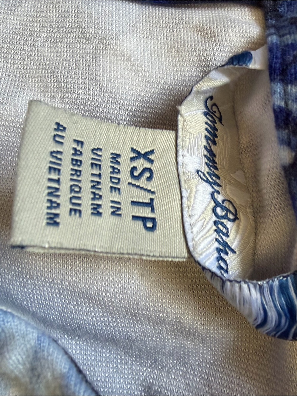 Tommy Bahama Blue and White Tropical sundress size XS - Picture 5 of 7